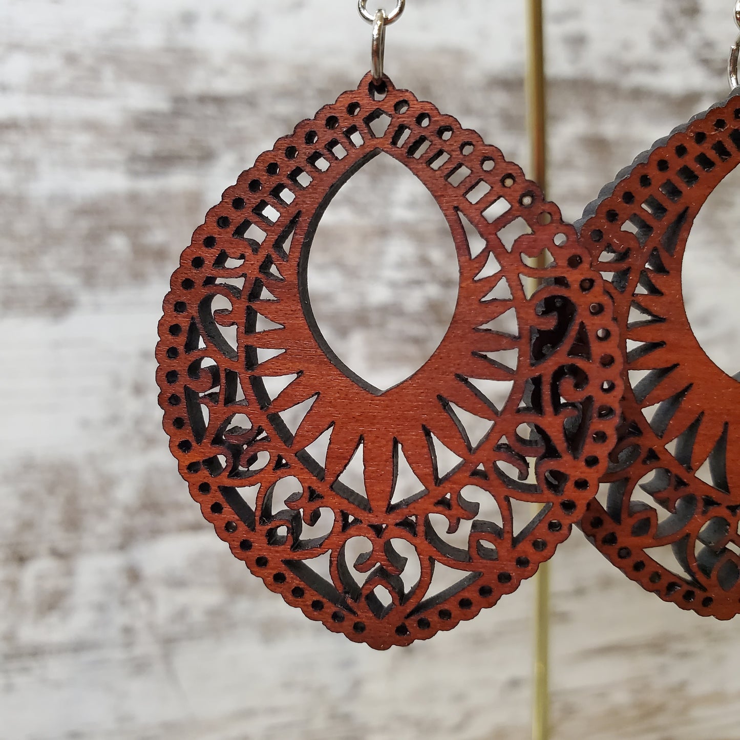 Marquise Mandala Dangle Earring