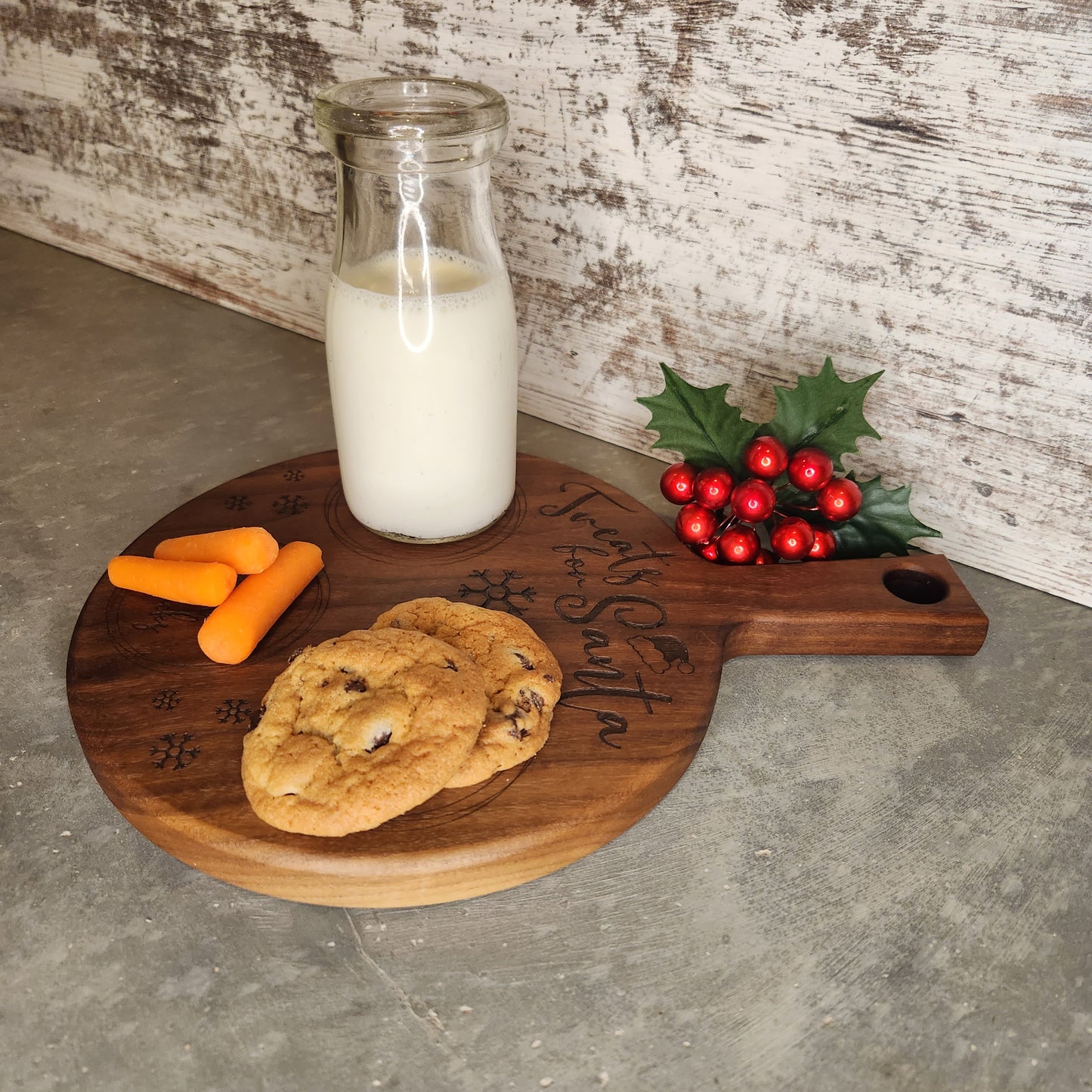 "Treats for Santa" Tray