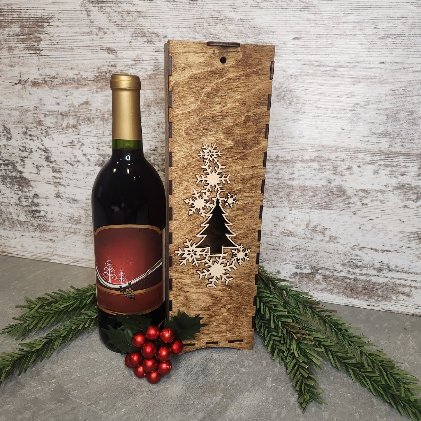 Christmas Wine Gift Box