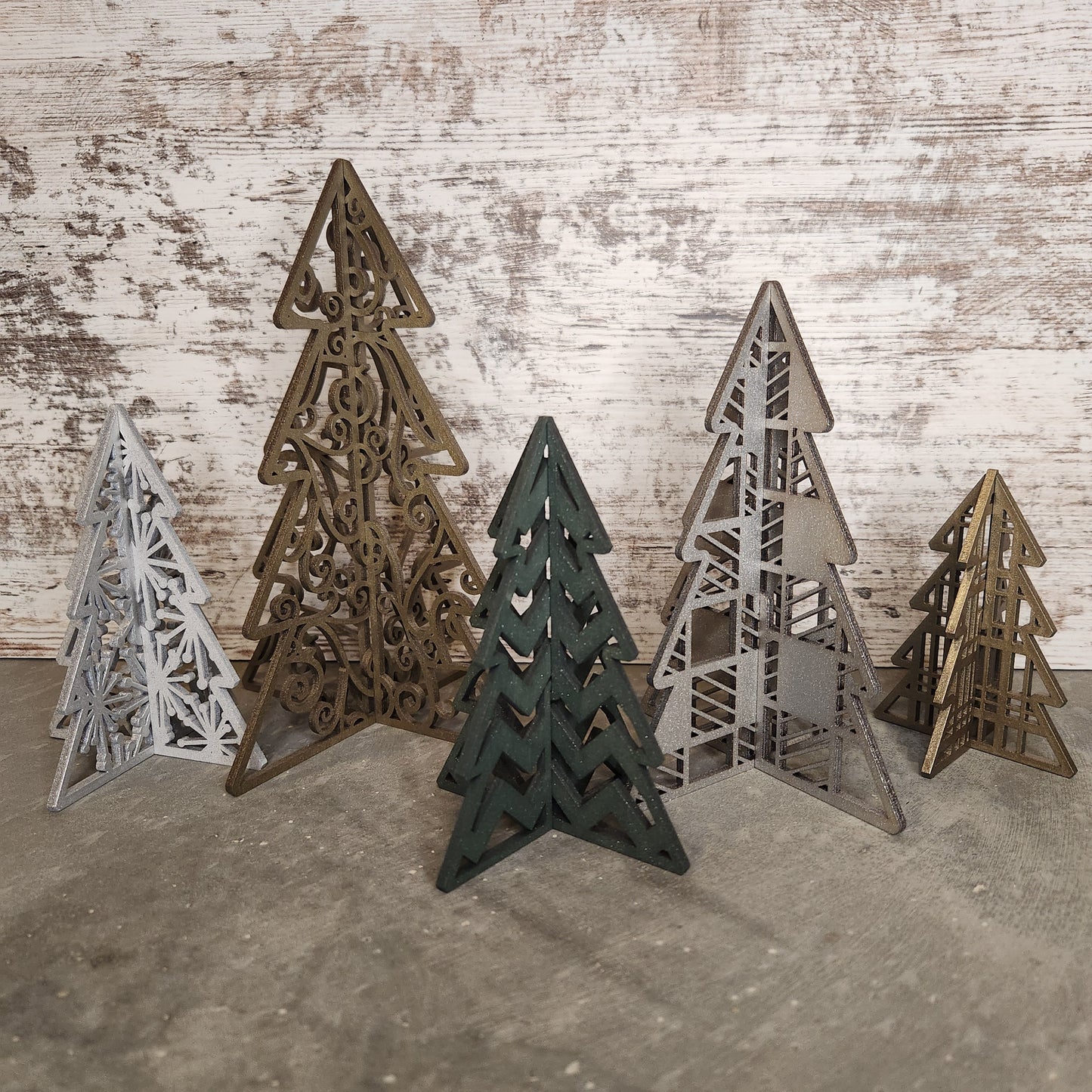 3D Trees (Set of 5)