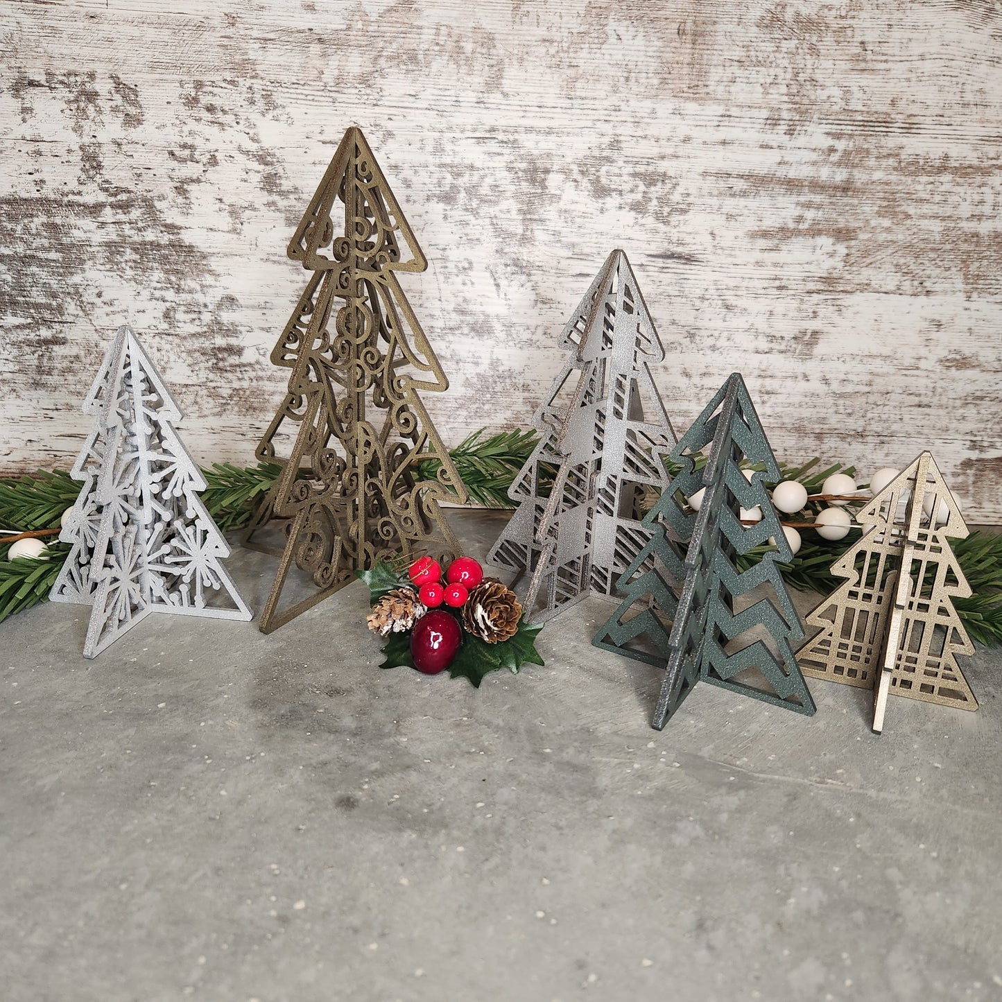 3D Trees (Set of 5)